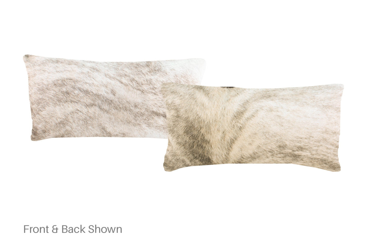 Grey Cowhide Pillow #A51383