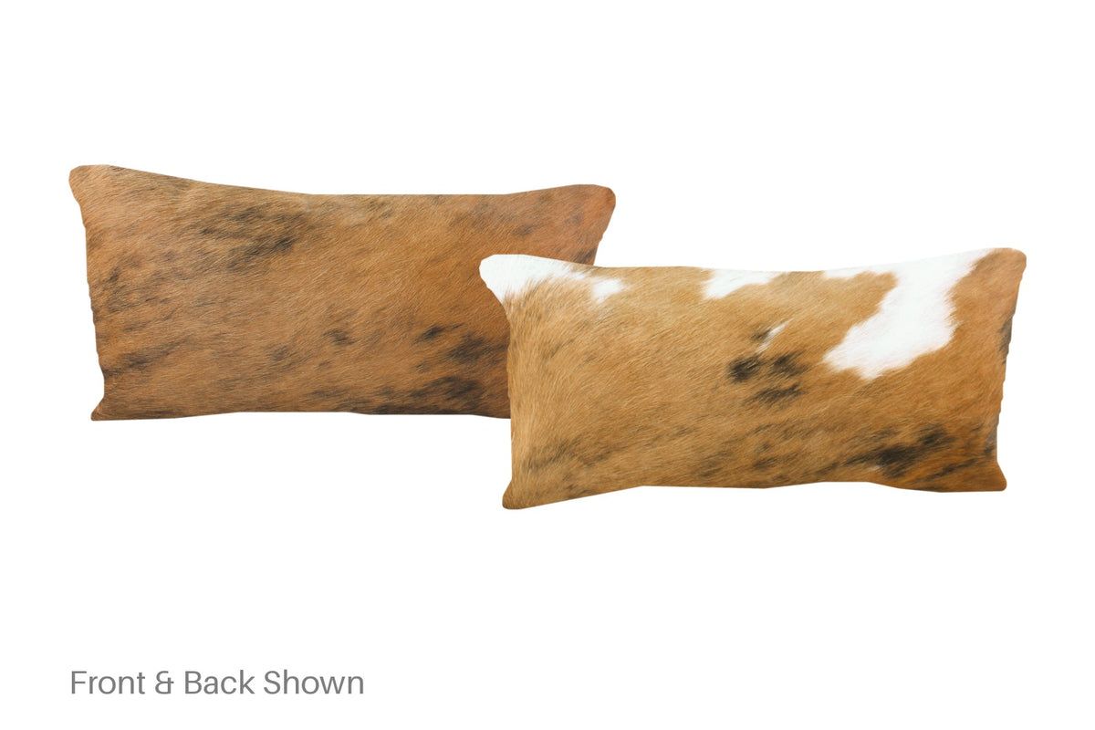 Tricolor Cowhide Pillow #A51393