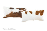 Tricolor Cowhide Pillow 12x22 #A51404 by Hudson Hides