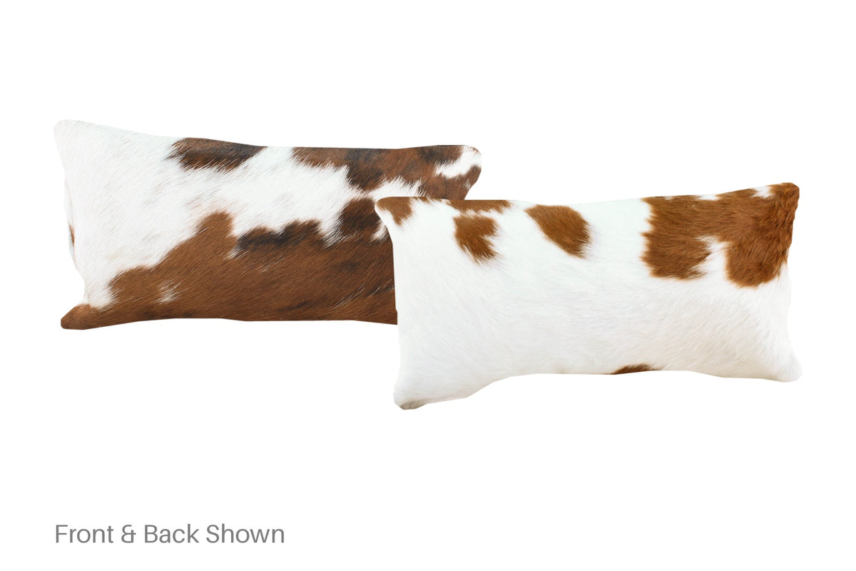 Tricolor Cowhide Pillow #A51404