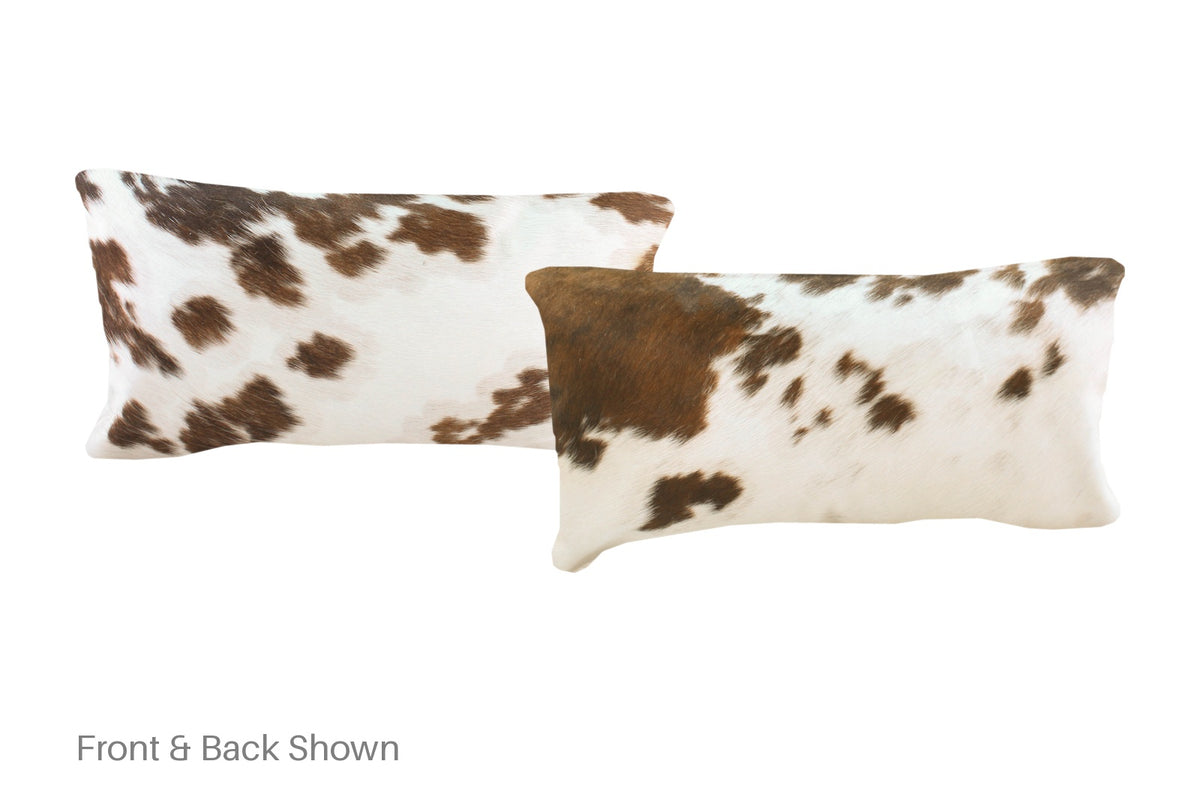 Tricolor Cowhide Pillow #A51405