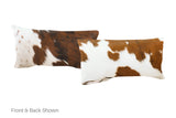 Tricolor Cowhide Pillow 12x22 #A51406 by Hudson Hides