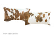 Tricolor Cowhide Pillow 12x22 #A51408 by Hudson Hides