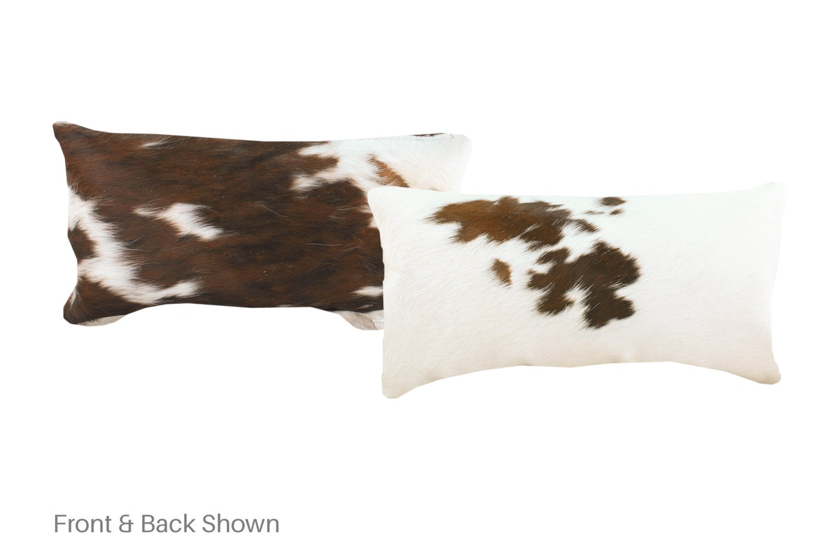 Tricolor Cowhide Pillow #A51418