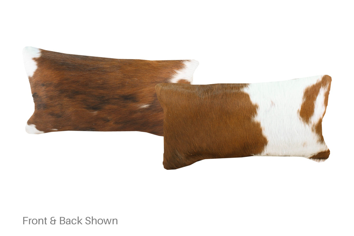 Tricolor Cowhide Pillow #A51424