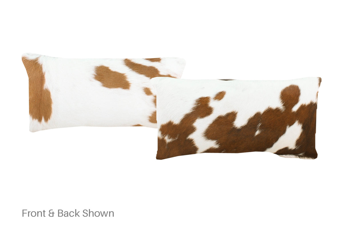 Tricolor Cowhide Pillow #A51425