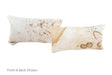 Salt and Pepper Brown Cowhide Pillow 12x22 #A51429 by Hudson Hides