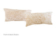 Salt and Pepper Brown Cowhide Pillow 12x22 #A51431 by Hudson Hides