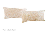 Salt and Pepper Brown Cowhide Pillow 12x22 #A51431 by Hudson Hides