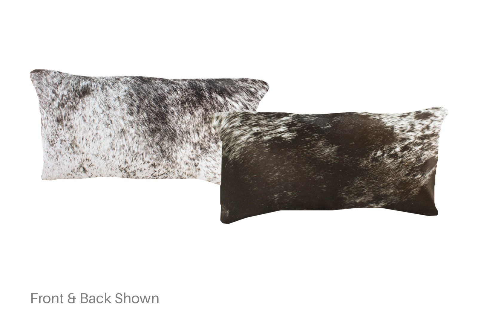 Black and White Cowhide Pillow #A51441
