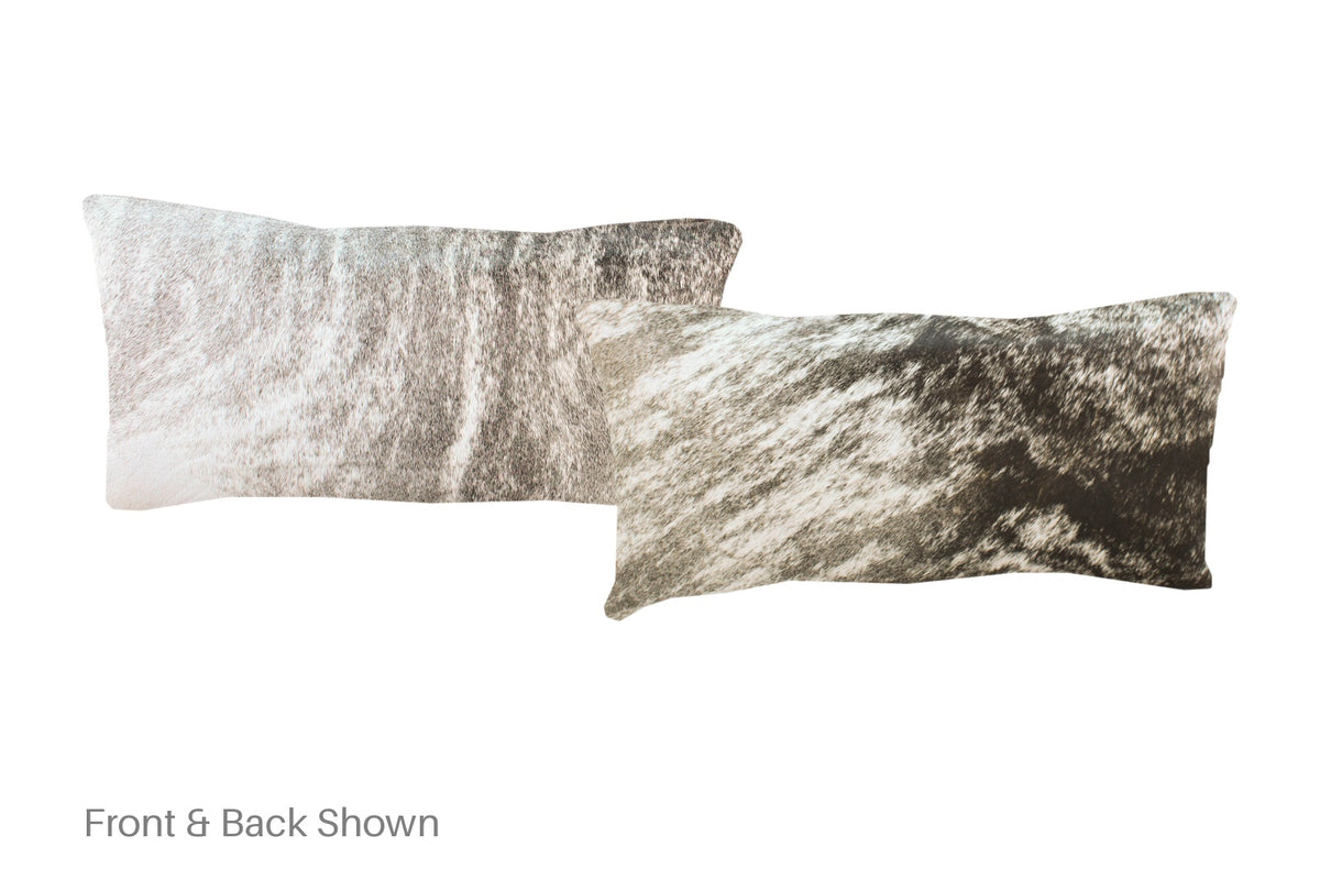 Grey Cowhide Pillow #A51471