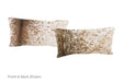 Salt and Pepper Brown Cowhide Pillow 12x22 #A51487 by Hudson Hides