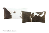 Black and White Cowhide Pillow 12x22 #A51498 by Hudson Hides
