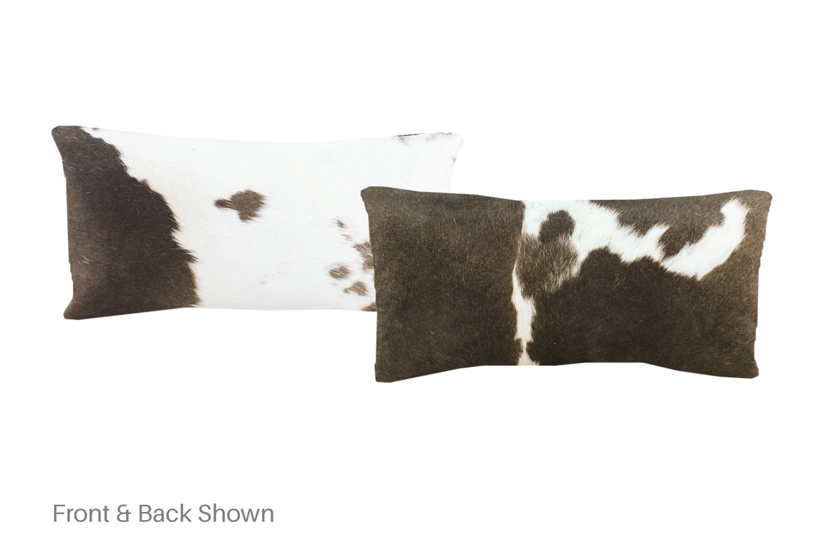 Black and White Cowhide Pillow #A51498