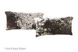 Black and White Cowhide Pillow 12x22 #A51506 by Hudson Hides