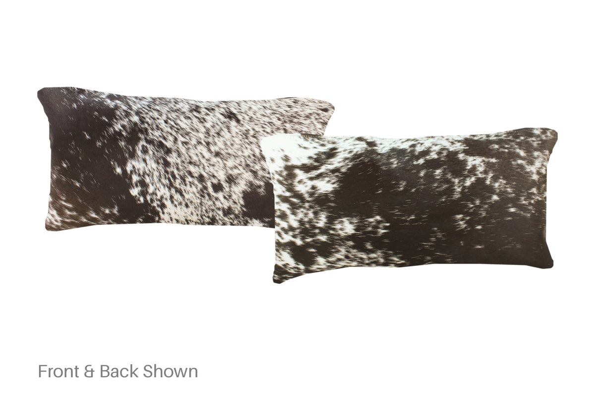 Black and White Cowhide Pillow #A51506