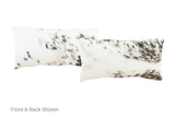 Black and White Cowhide Pillow 12x22 #A51507 by Hudson Hides