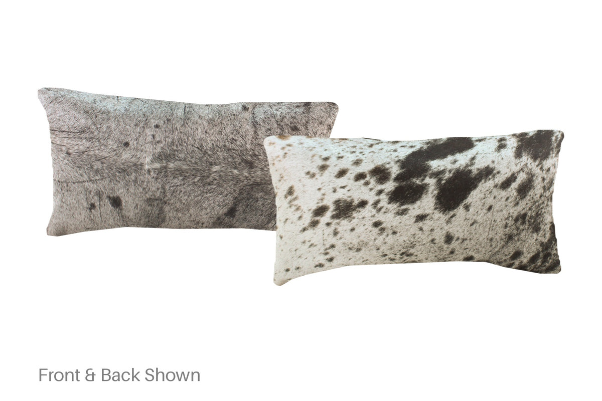 Black and White Cowhide Pillow #A51508