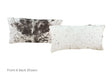Salt and Pepper Black Cowhide Pillow 12x22 #A51510 by Hudson Hides