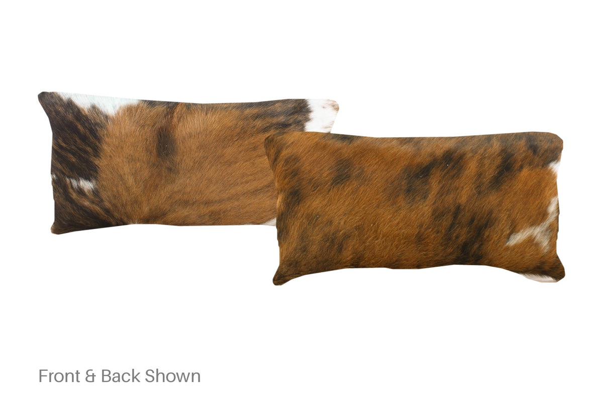 Tricolor Cowhide Pillow #A51527