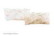 Light Brindle Cowhide Pillow 12x22 #A51537 by Hudson Hides