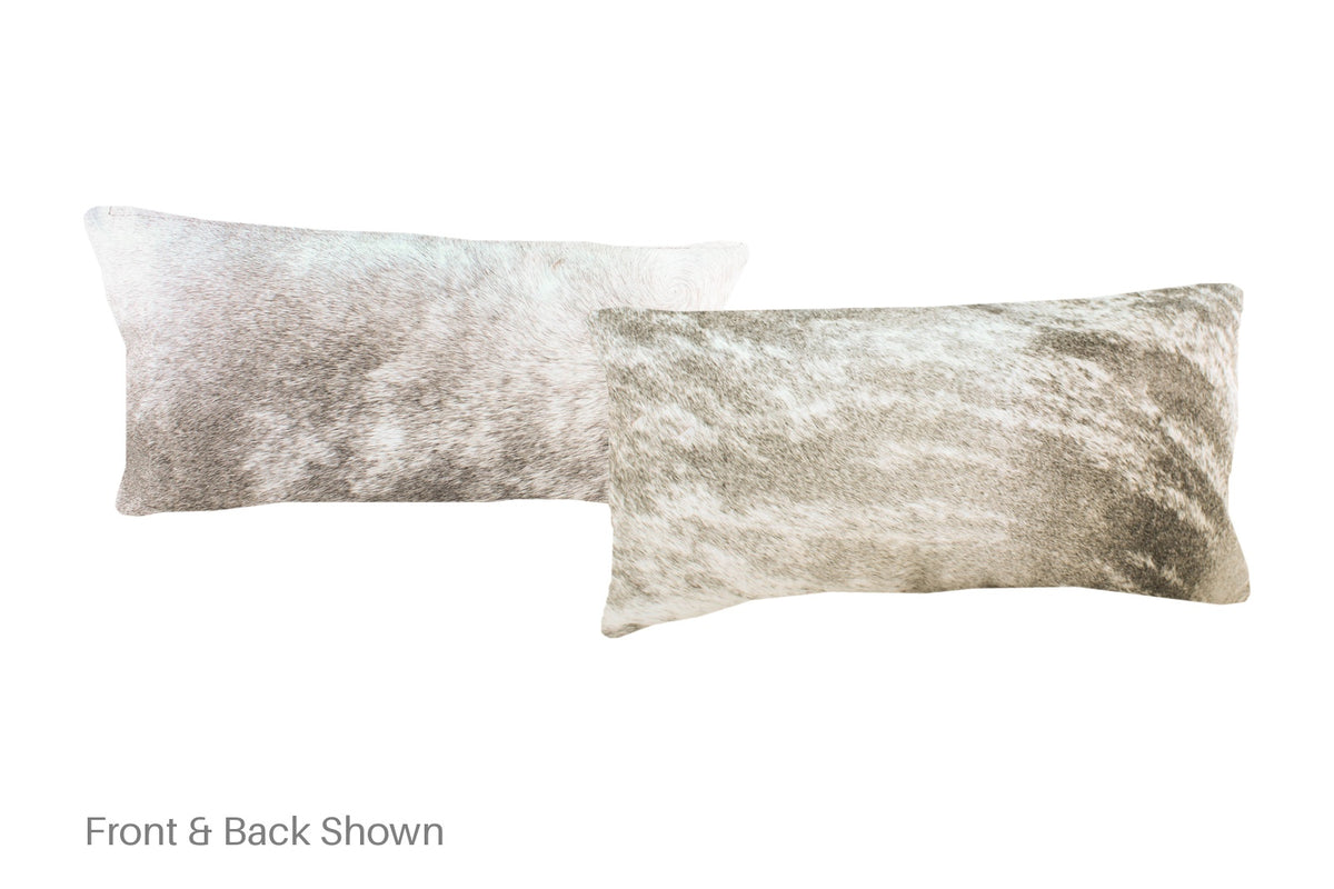 Grey Cowhide Pillow #A51540