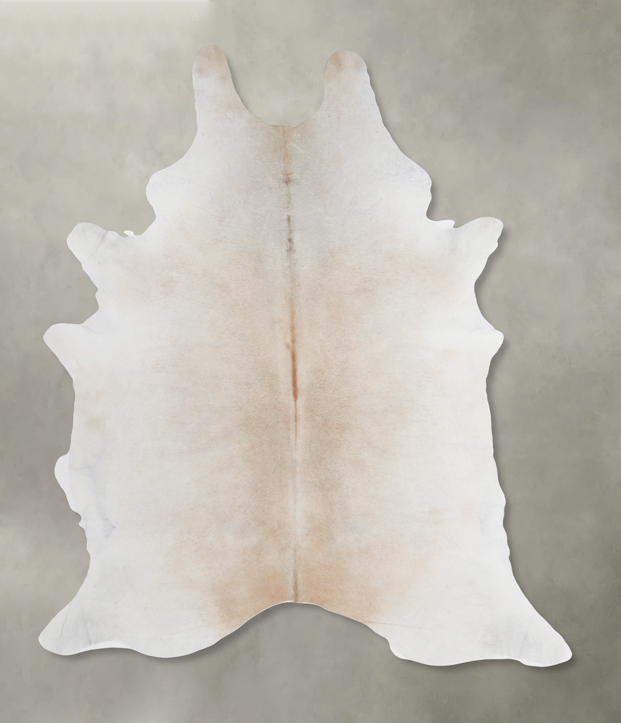 Grey with Beige XX-Large Brazilian Cowhide Rug 7'9"H x 6'7"W #A5155 by Hudson Hides
