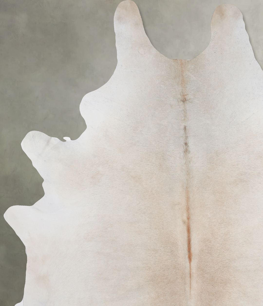 Grey with Beige XX-Large Brazilian Cowhide Rug 7'9"H x 6'7"W #A5155 by