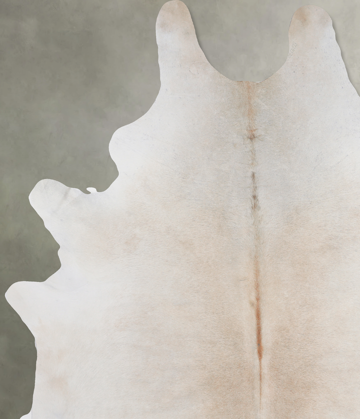 Grey with Beige XX-Large Brazilian Cowhide Rug 7'9"H x 6'7"W #A5155 by Hudson Hides