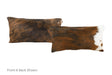 Tricolor Cowhide Pillow 12x22 #A51552 by Hudson Hides