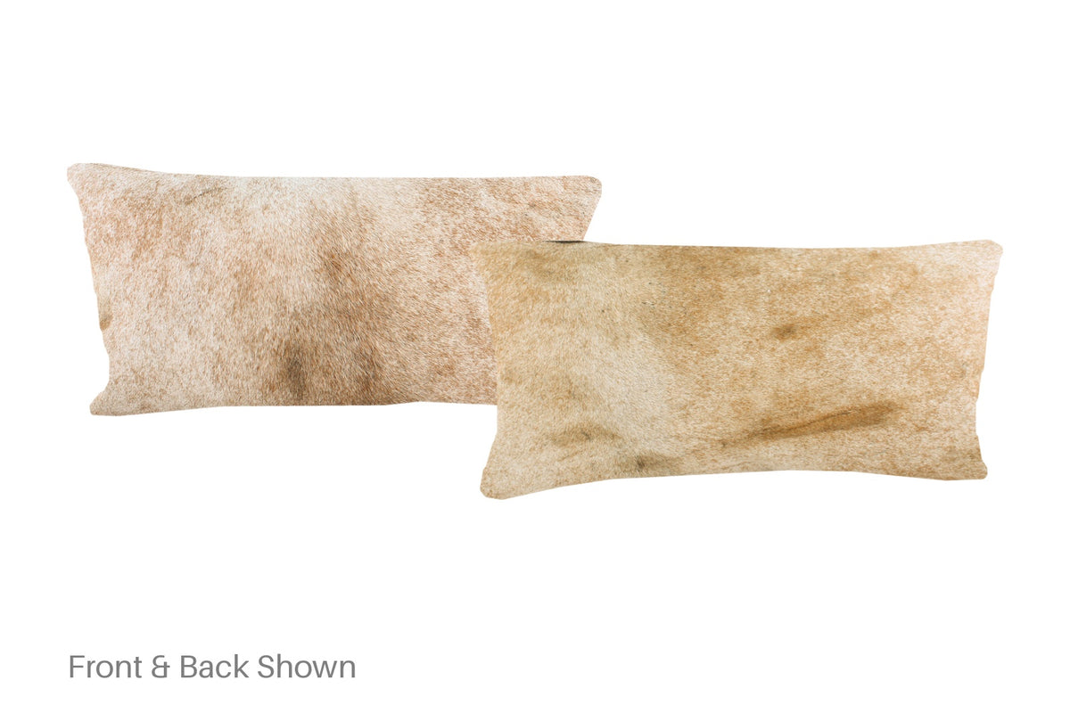 Caramel Cowhide Pillow #A51555