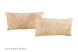 Beige Cowhide Pillow 12x22 #A51559 by Hudson Hides