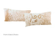 Salt and Pepper Brown Cowhide Pillow 12x22 #A51561 by Hudson Hides