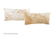 Salt and Pepper Brown Cowhide Pillow 12x22 #A51564 by Hudson Hides