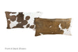Chocolate Cowhide Pillow 12x22 #A51566 by Hudson Hides