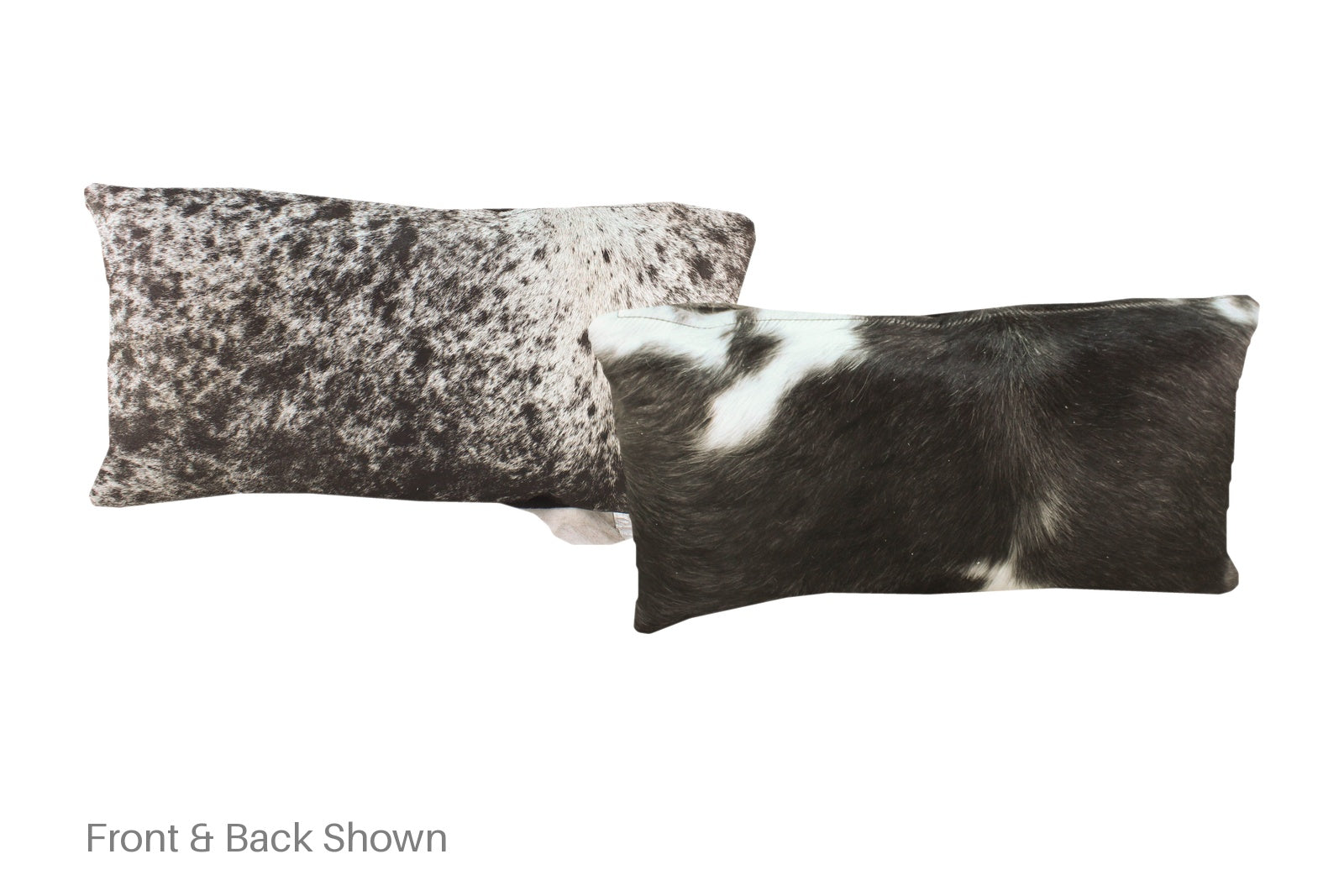 Black and White Cowhide Pillow #A51568