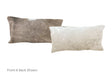 Grey Cowhide Pillow 12x22 #A51569 by Hudson Hides