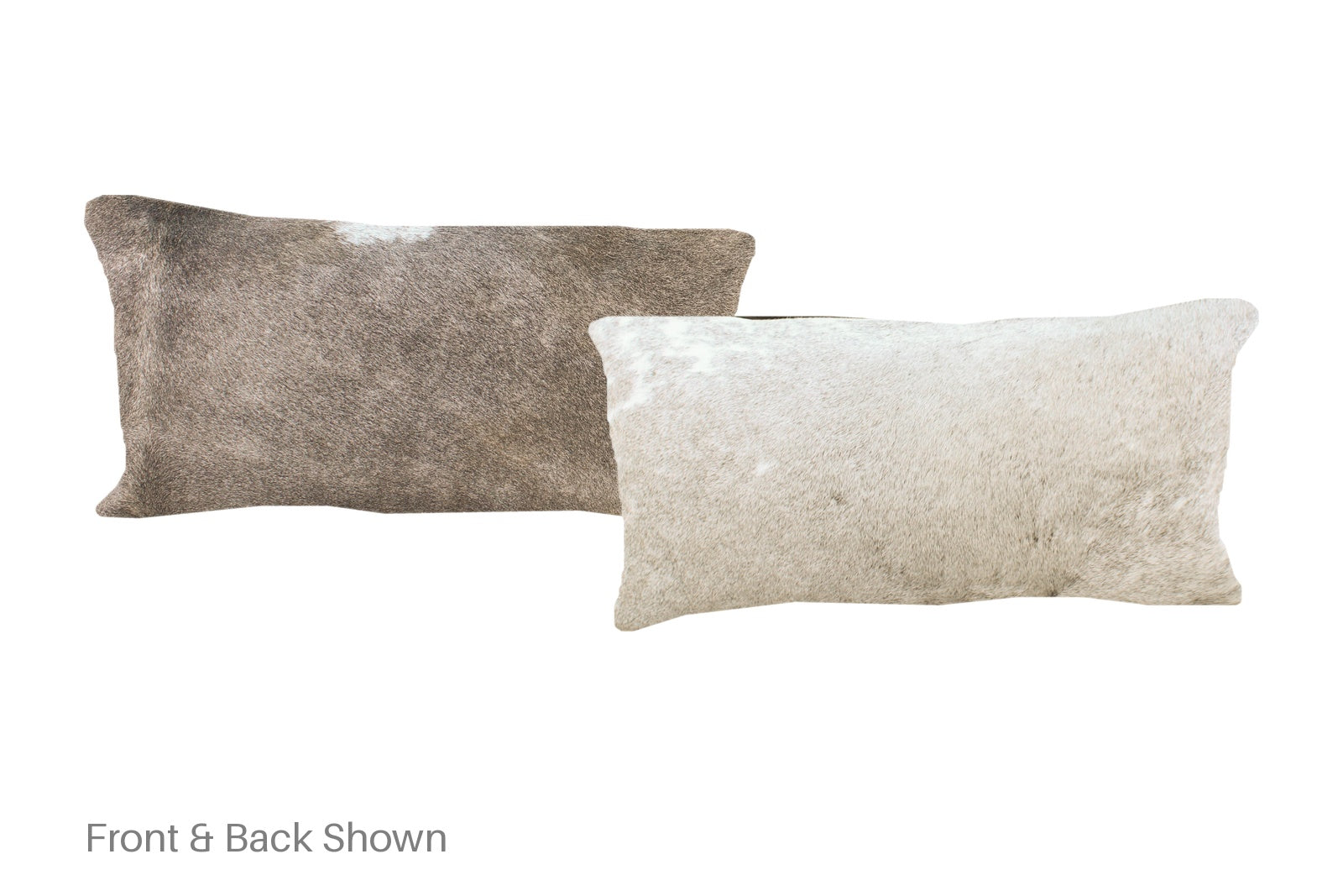 Grey Cowhide Pillow #A51569