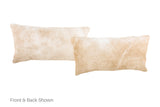 Beige Cowhide Pillow 12x22 #A51570 by Hudson Hides