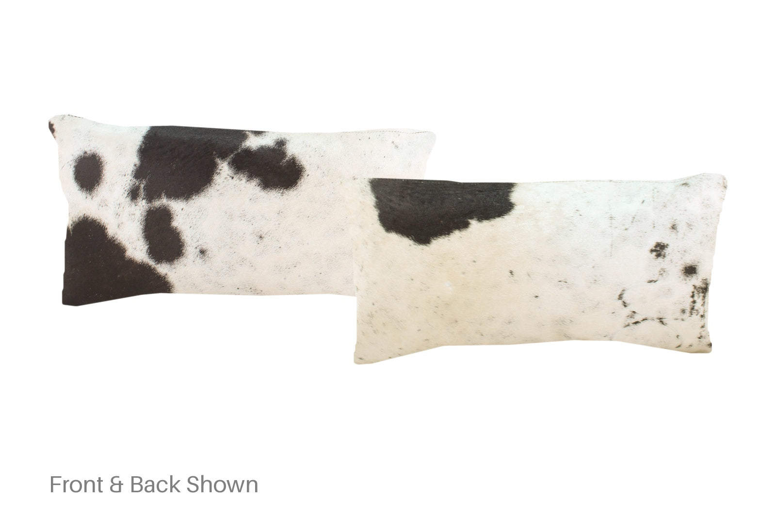 Black and White Cowhide Pillow #A51571