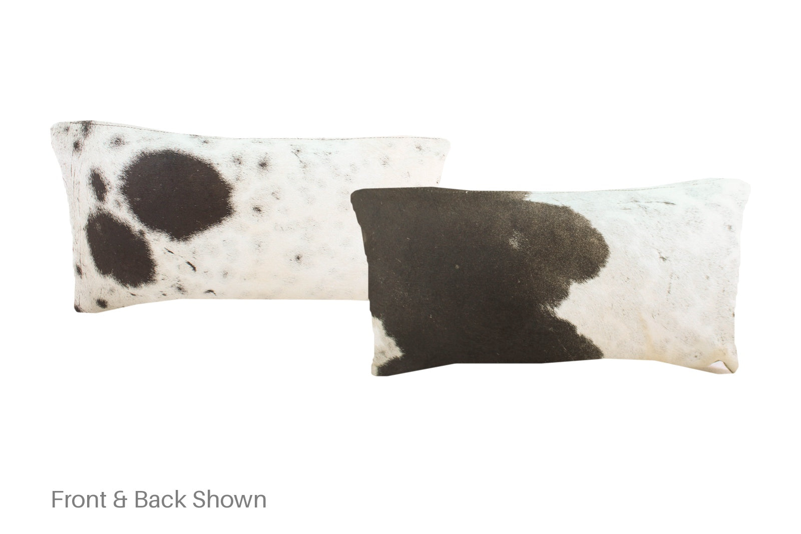 Black and White Cowhide Pillow #A51573