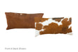 Tricolor Cowhide Pillow 12x22 #A51576 by Hudson Hides