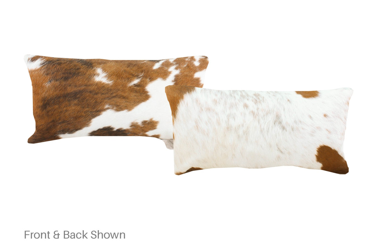 Tricolor Cowhide Pillow #A51577
