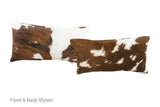 Tricolor Cowhide Pillow 12x22 #A51581 by Hudson Hides