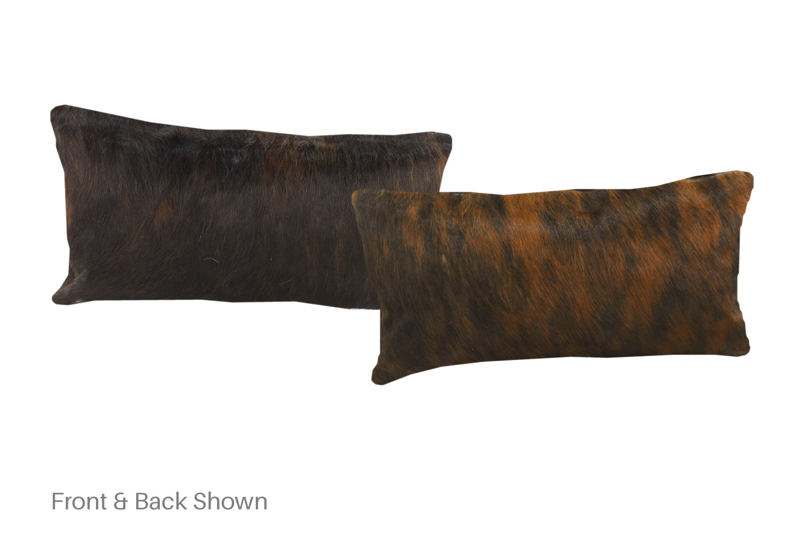 Dark Brindle Cowhide Pillow #A51583