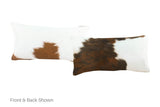 Tricolor Cowhide Pillow 12x22 #A51584 by Hudson Hides