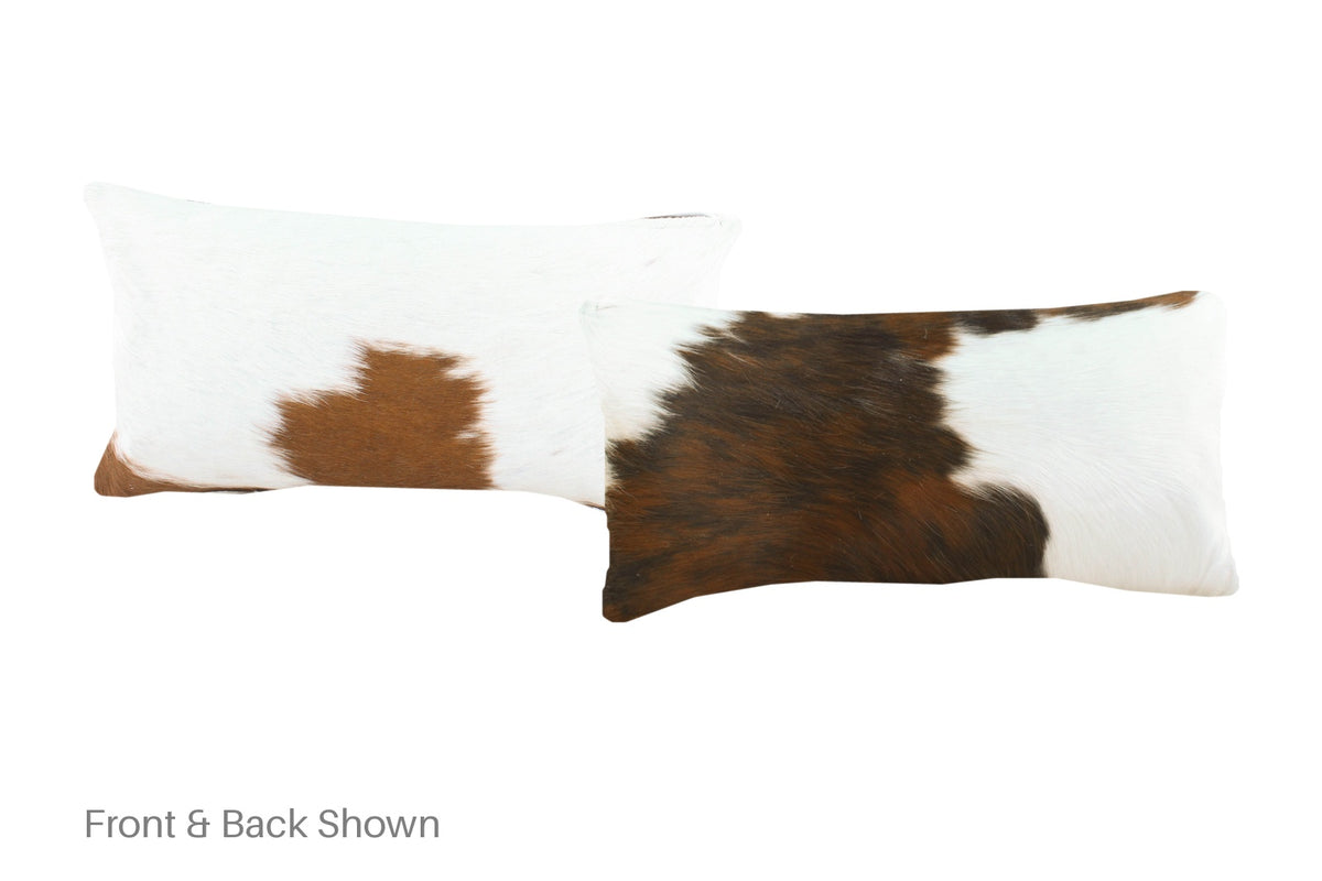 Tricolor Cowhide Pillow #A51584