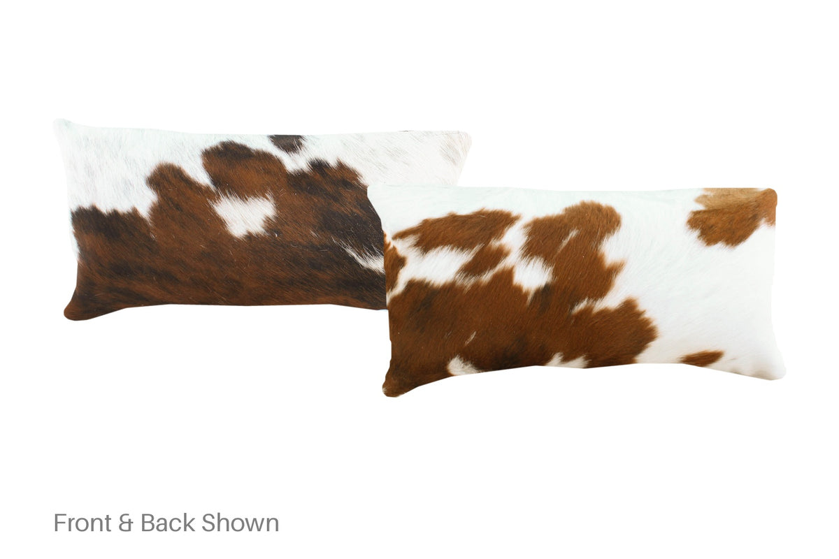 Tricolor Cowhide Pillow #A51585