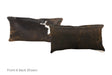 Tricolor Cowhide Pillow 12x22 #A51589 by Hudson Hides