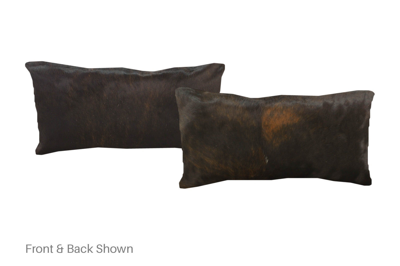 Dark Brindle Cowhide Pillow #A51590